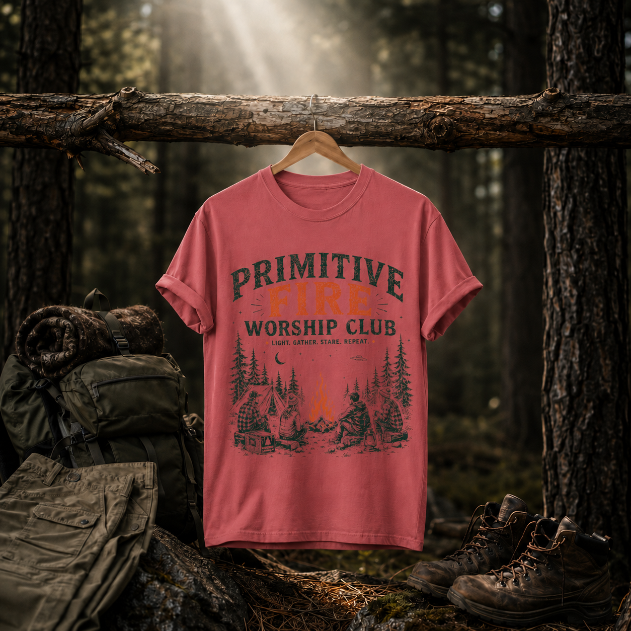 Primitive Fire Worship Club Tee