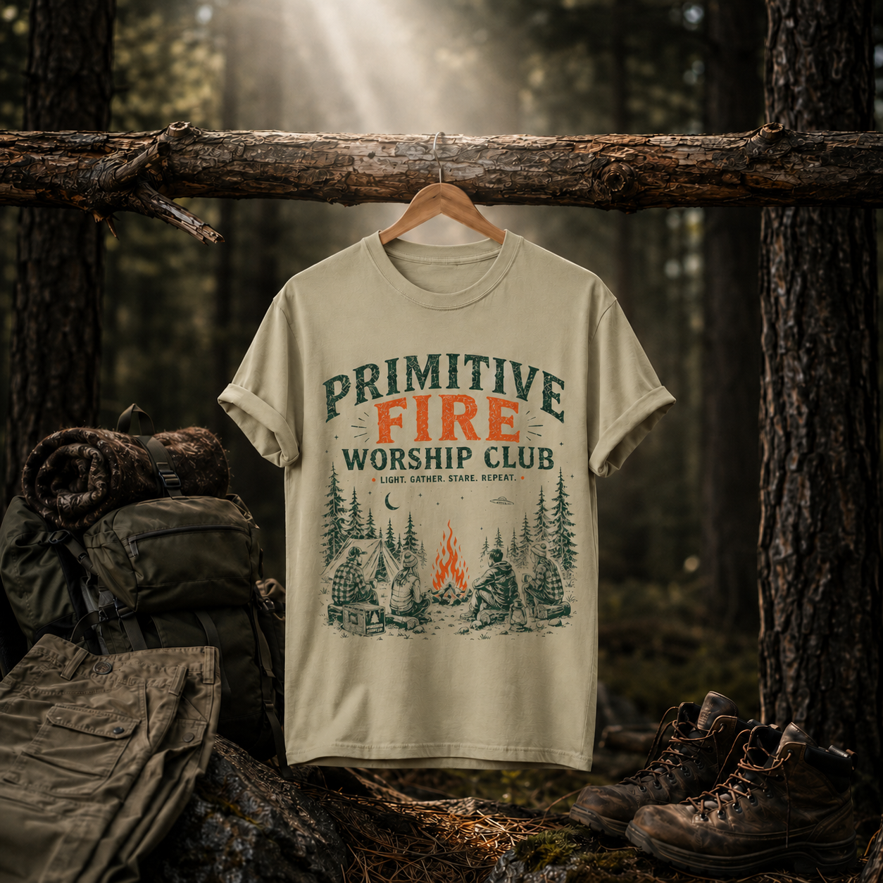 Primitive Fire Worship Club Tee