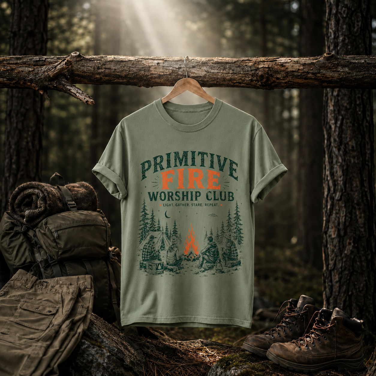 Primitive Fire Worship Club Tee