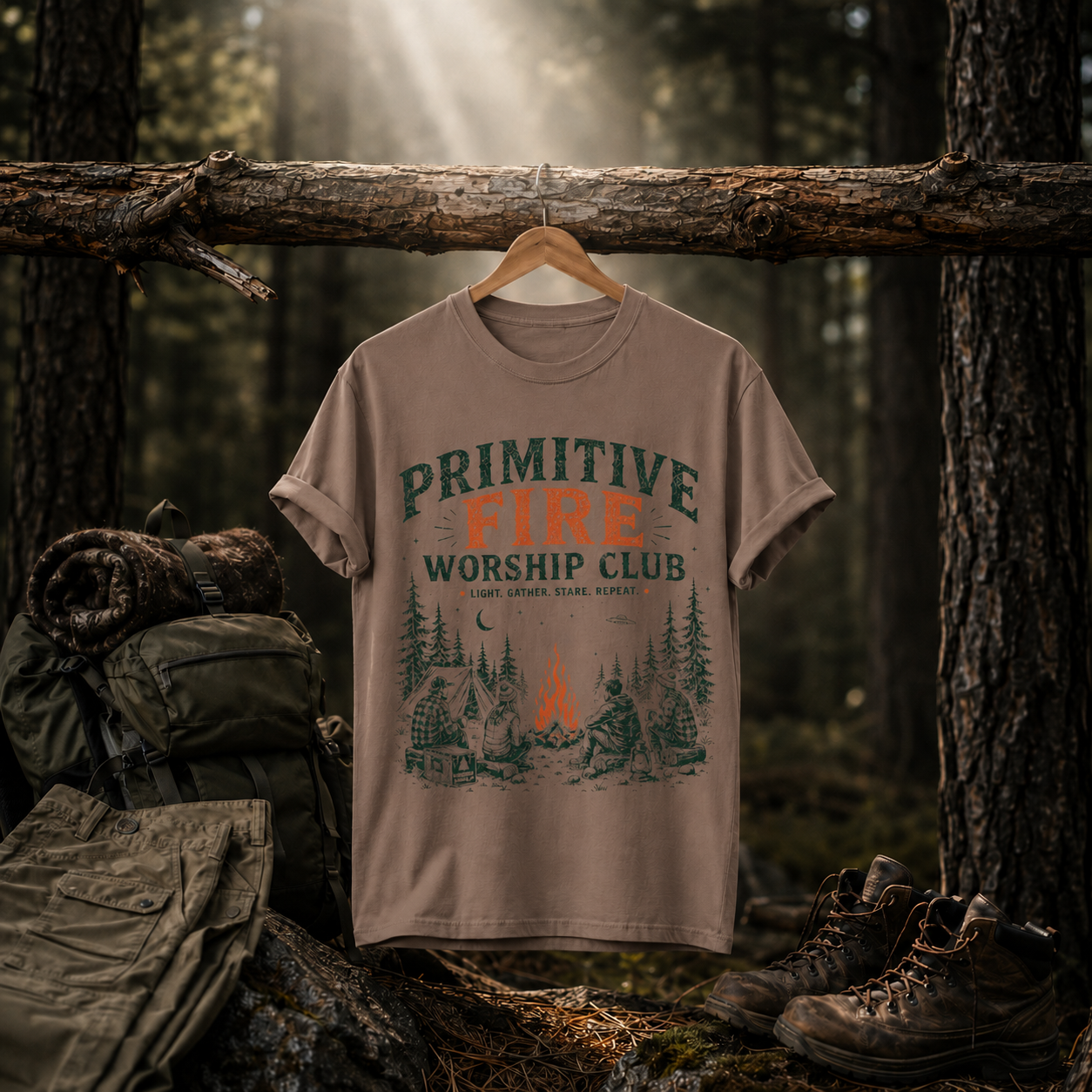 Primitive Fire Worship Club Tee