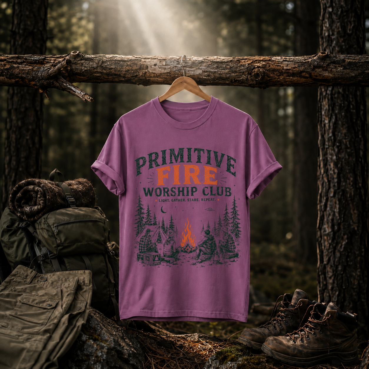 Primitive Fire Worship Club Tee