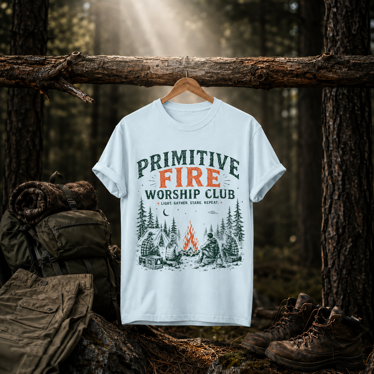 Primitive Fire Worship Club Tee