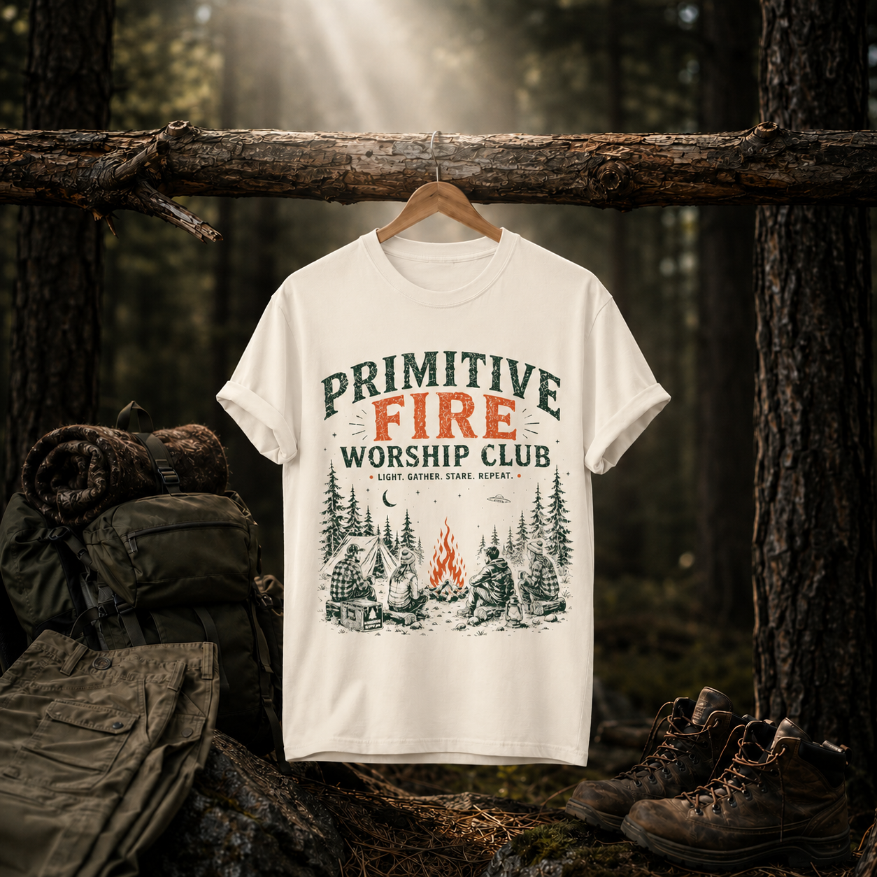 Primitive Fire Worship Club Tee