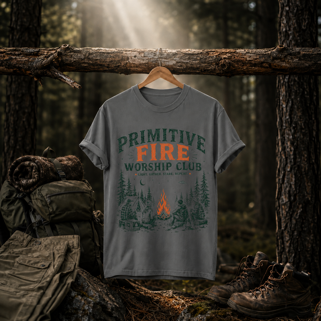 Primitive Fire Worship Club Tee
