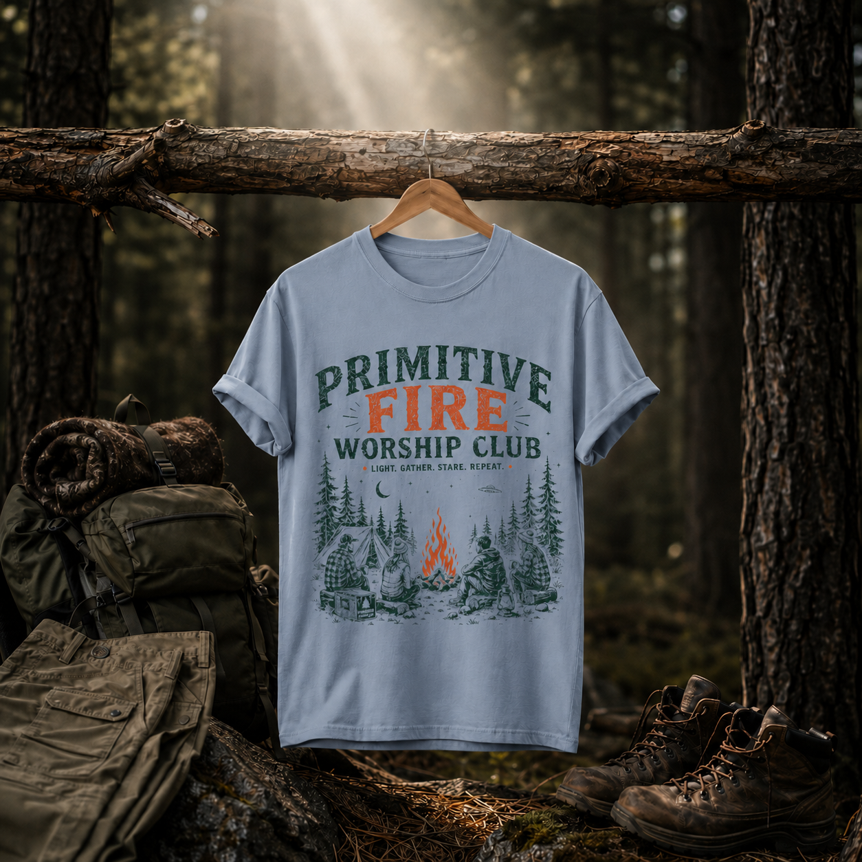 Primitive Fire Worship Club Tee