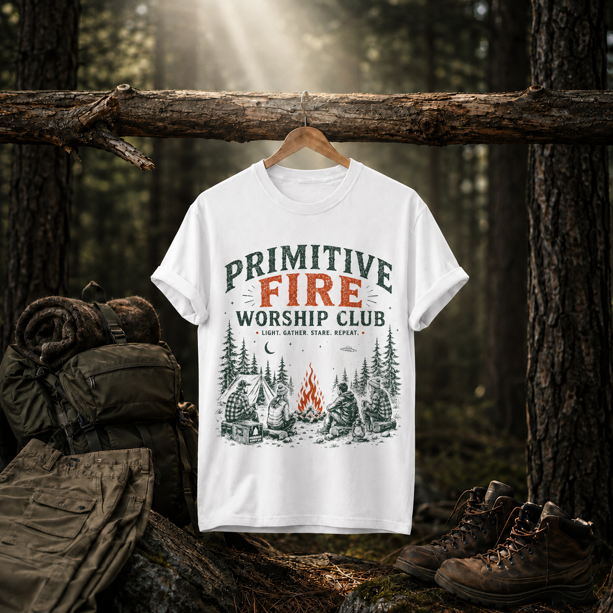Primitive Fire Worship Club Tee