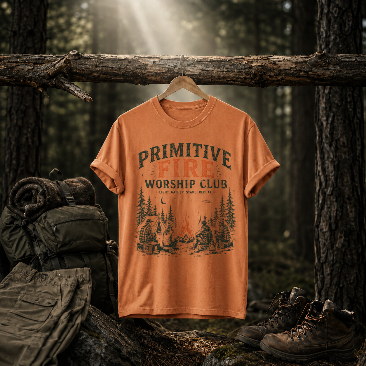 Primitive Fire Worship Club Tee