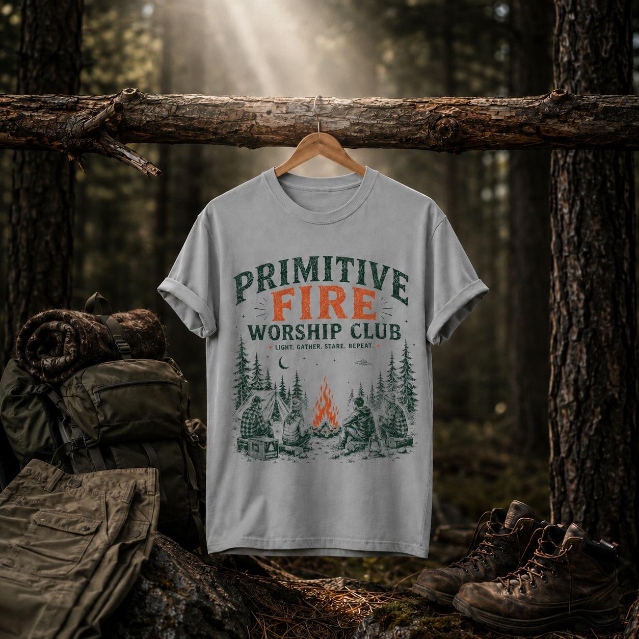 Primitive Fire Worship Club Tee