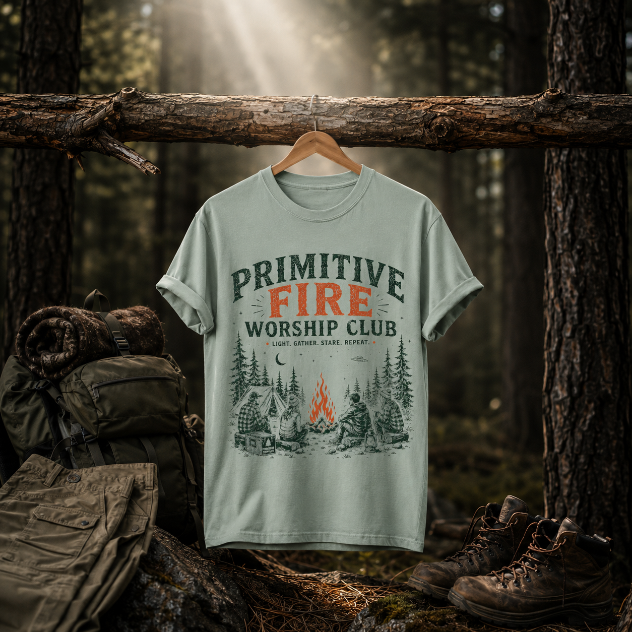 Primitive Fire Worship Club Tee